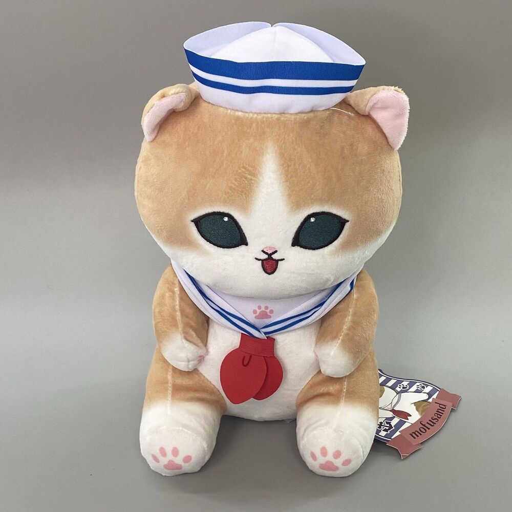 Mofusand Sailor Meow Nyan Big Plush 11” Cat Kitty Stuffed Animal Parade w/ Tag
